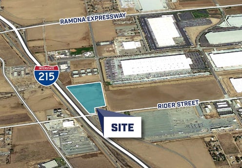 Avison Young brokers $1.4-million sale of
8.5 acres of freeway-adjacent land in Perris, CA