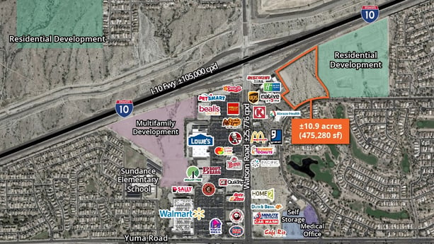 Avison Young announces $7.93 million sale of 10.9 acres of land for development of a 204-unit multifamily project in Buckeye, AZ