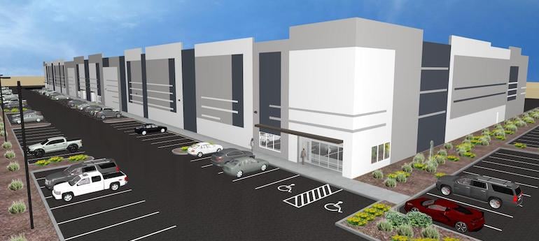 SWC Development Partners breaks ground on 135,896-sf warehouse/distribution facility within Skyway Business Park in Surprise, AZ