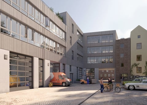 Konzertveranstalter mietet rund 1.100 Quadratmeter im urbanen Gewerbehof laerke in Hamburg