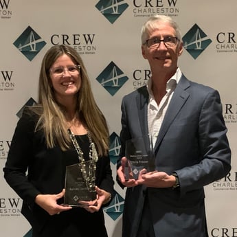 Charleston Commercial Real Estate Women (CREW) honors two Avison Young professionals at 2021 award ceremony