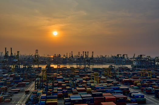 Global supply chain barometers are dropping again and new complexities are creating another round of pressures on global logistics which will impact the US this summer…and potentially, beyond.