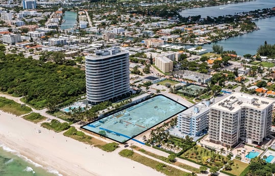 Marketing for the sale of Champlain Towers South in Surfside, Florida, officially launches