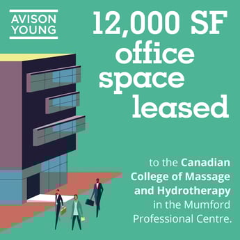 Avison Young successfully provides leasing services for The Canadian College of Massage and Hydrotherapy