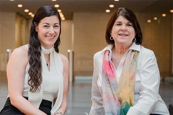 Bethany Marinacci and Pam Mazza