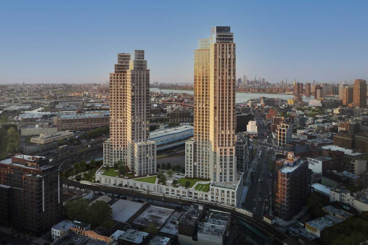One billion dollars of financing arranged by Avison Young on this residential work of art in Long Island City