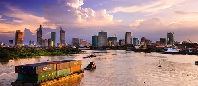 Ho Chi Minh City skyline