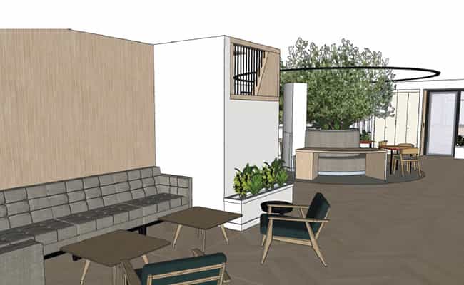 A hand drawn plan of the inside of 11 York Street