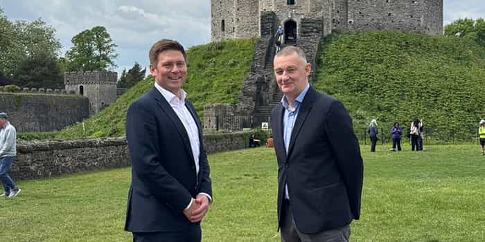 A headshot of Andrew Gibson and Nick Walkley