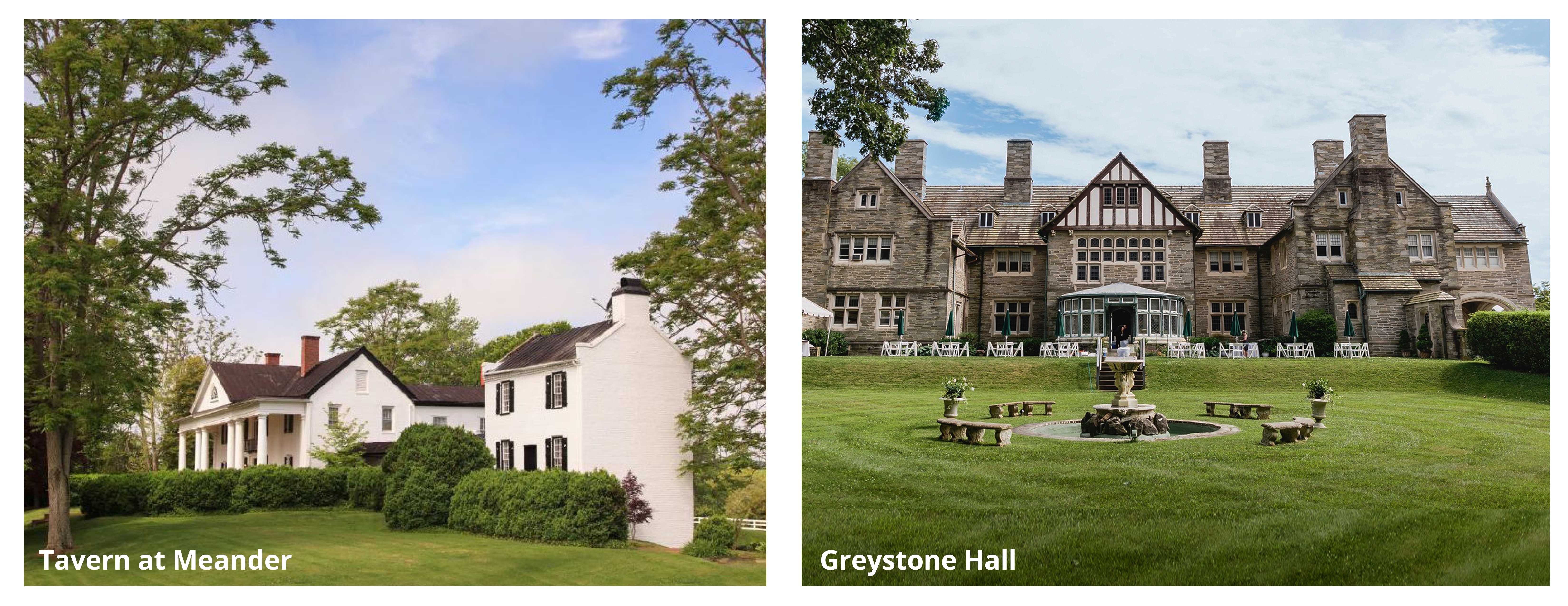 Avison Young accepting offers for two historic properties: The Inn & Tavern at Meander (Locust Dale, VA) Greystone Hall (W. Chester, PA)