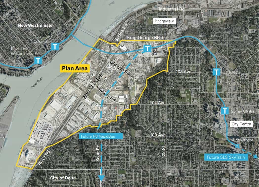 South Westminster plan Fraser Valley British Columbia
