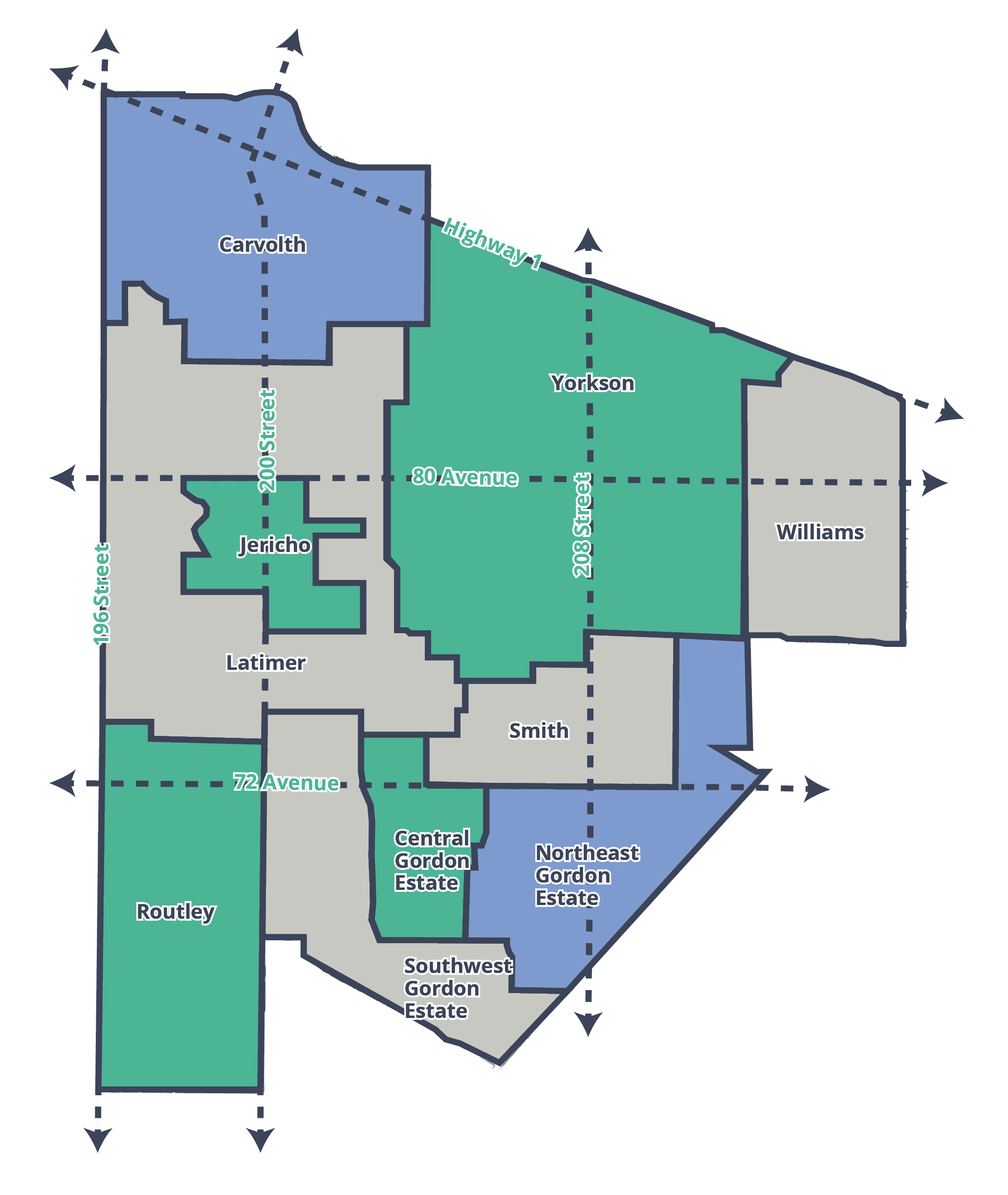 Surrey Willoughby neighbourhood Fraser Valley British Columbia