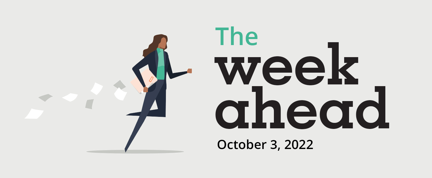 The week ahead for October 3, 2022: Q3 ends on a meh note